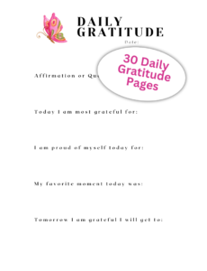 Be Obsessively Grateful Journal (digital) - I AM WOMAN